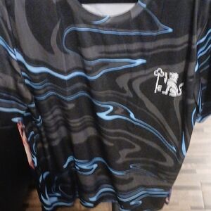 Black and Blue Graphic Tee